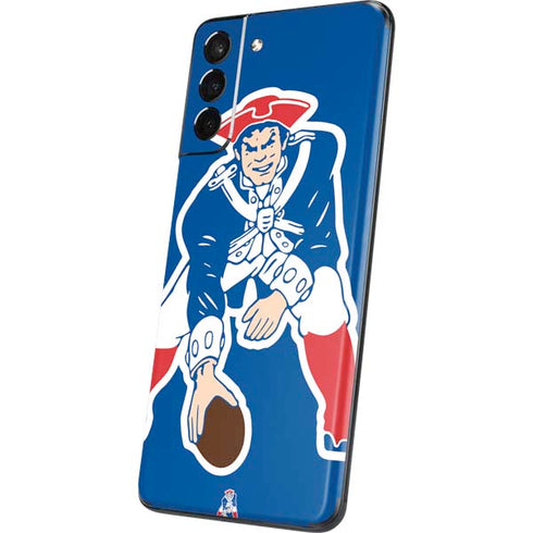 NFL New England Patriots Retro Logo Galaxy S21 Plus 5G Skin